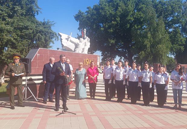 В Усть-Лабинске почтили память ветеранов боевых действий